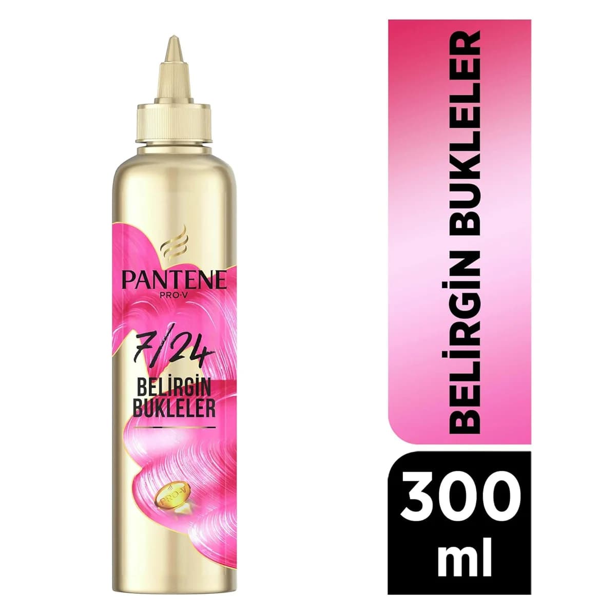 کرم مو حالت دهنده و تقویت کننده پنتن مدل pantene pro v 7/24 Belirgin Bukleler طلایی مخصوص موهای فردار 300 میل — تصویر ۱۱