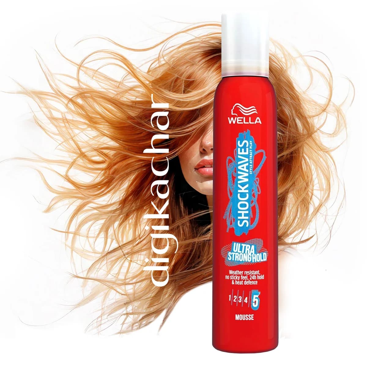 موس موی ولا شماره 5 Wella Hair Mousse volume ترمیم کننده ، تقویت کننده ، حجم دهنده و حالت دهنده بسیار قوی حجم 200 میل