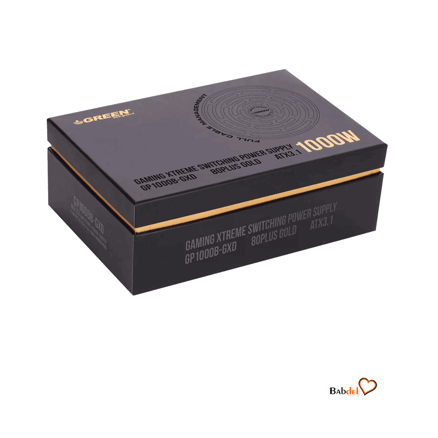 منبع تغذیه کامپیوتر گرین POWER GREEN GP1000B-GXD 80 Plus Gold — تصویر ۴