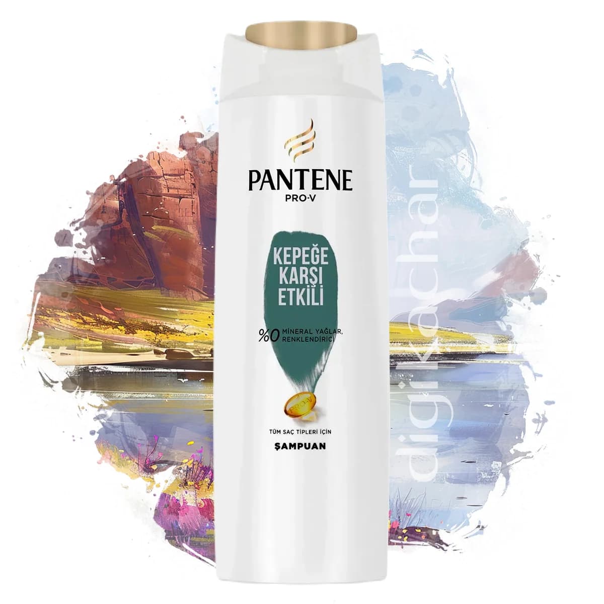 شامپو پنتن مدل Anti-Dandruff Pro-V ضد شوره ، ضد خارش و تقویت کننده _ اوریجینال _ 350 میل