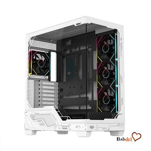 کیس کامپیوتر گیمینگ اوست CASE GAMING AWEST AQ8 BW BTF
