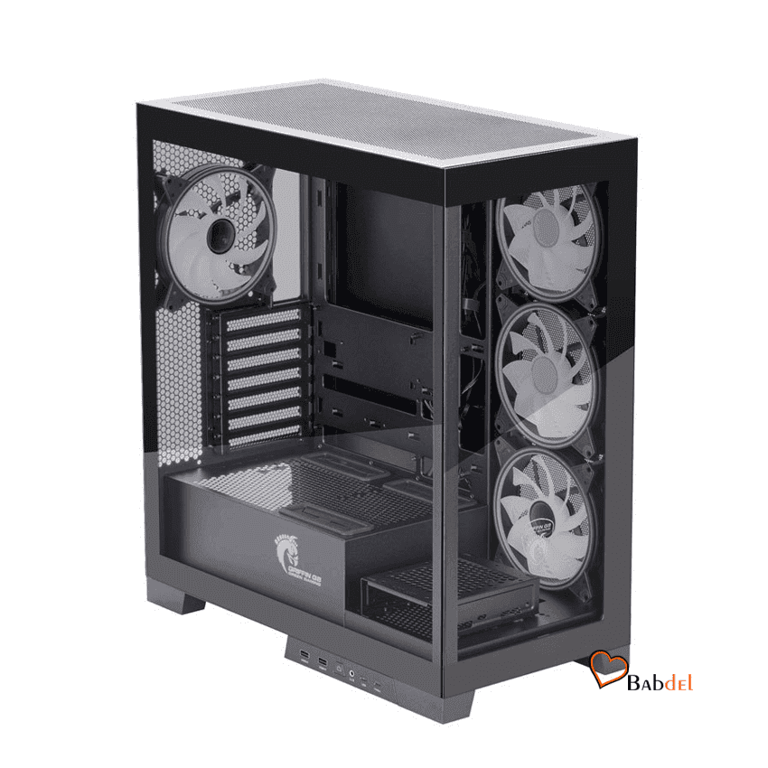 کیس کامپیوتر گرین گیمینگ GREEN GRIFFIN G8 GAMING CASE — تصویر ۳