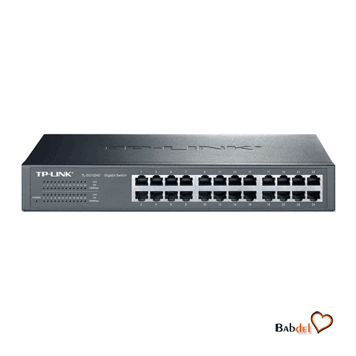 سوئیچ شبکه 24پورت تی پی لینک TP-LINK TL-SG1024D 10/100/1000Mbps