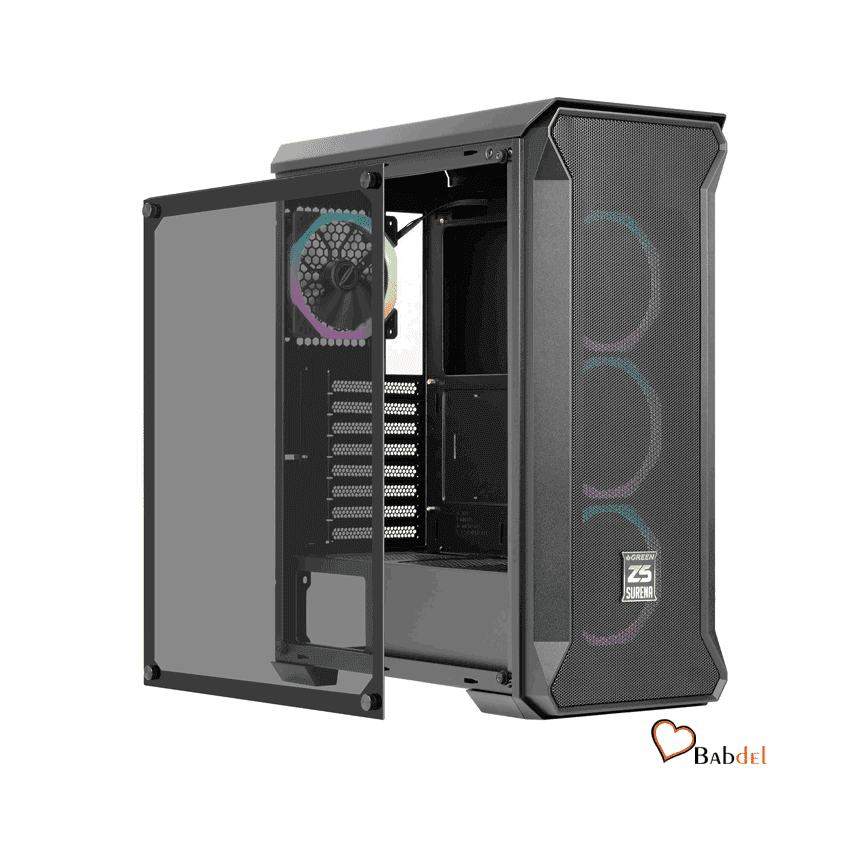 کیس کامپیوتر گرین گیمینگ CASE GREEN Z5 SURENA GAMING
