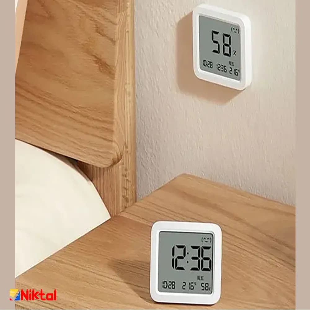 دماسنج و رطوبت سنج هوشمند شیائومی مدل MJWSD05MMC | بلوتوث 5.0 و نمایشگر LCD — تصویر ۶