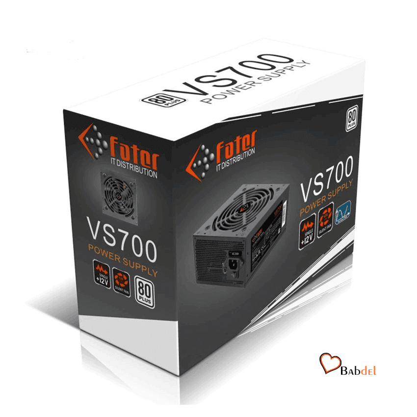 منبع تغذیه کامپیوتر فاطر مدل FATER POWER VS700 80plus