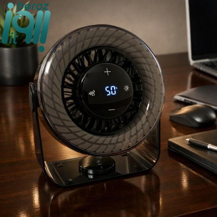پنکه رومیزی شارژی شیائومی قدرتمند مدل Xiaomi Zolele powerful fan F18