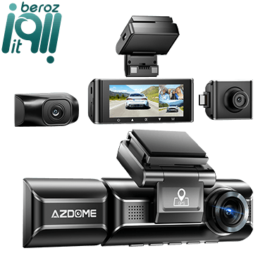 دوربین ثبت وقایع خودرو AZDOME M550 MAX | سه کاناله واقعی با کیفیت 4K