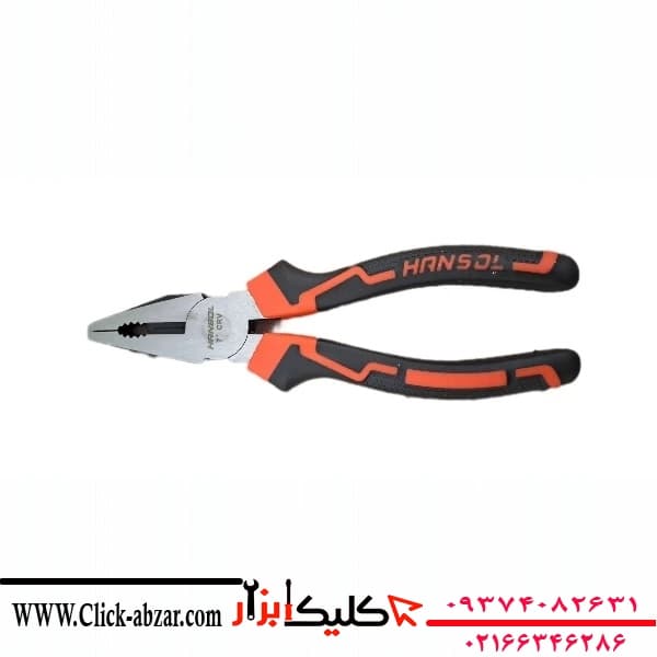 انبر دست هانسول مدل HS752 سایز 7 اینچ