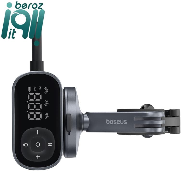 پمپ باد شارژی موتور و دوچرخه Baseus C11169000121 PrimeTrip «اورجینال – ارسال فوری» — تصویر ۷