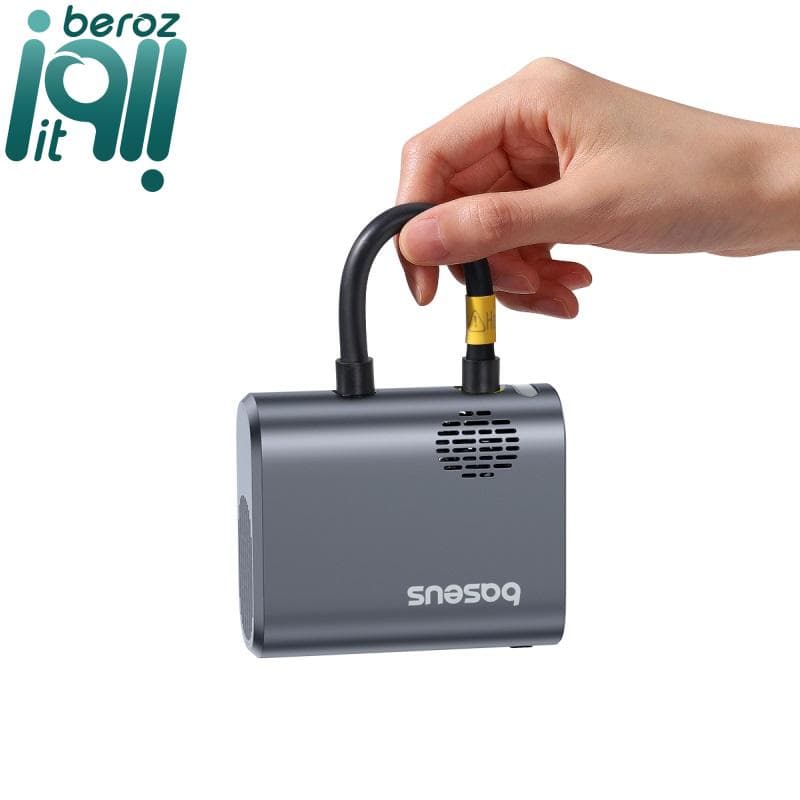 پمپ باد شارژی موتور و دوچرخه Baseus C11169000121 PrimeTrip «اورجینال – ارسال فوری» — تصویر ۶