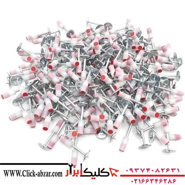 میخ چاشنی میخکوب دستی سرخود رد هیت مدل MM-100 مجموعه 100 عددی