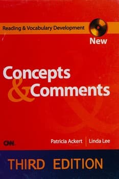 Reading and Vocabulary Development (Concepts and Comments) – 3nd