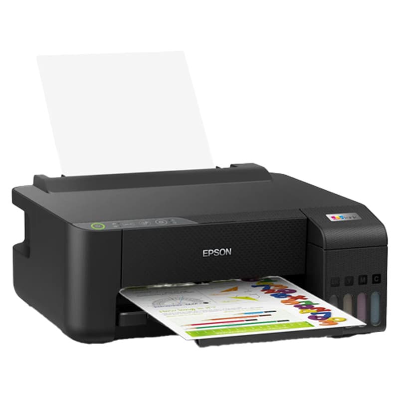 پرینتر جوهرافشان تک‌کاره اپسون مدل EcoTank L1250 با اتصال Wi-Fi و USB، سازگار با اپلیکیشن اختصاصی موبایل و پشتیبانی از کاغذ A4 تا A6 — تصویر ۷