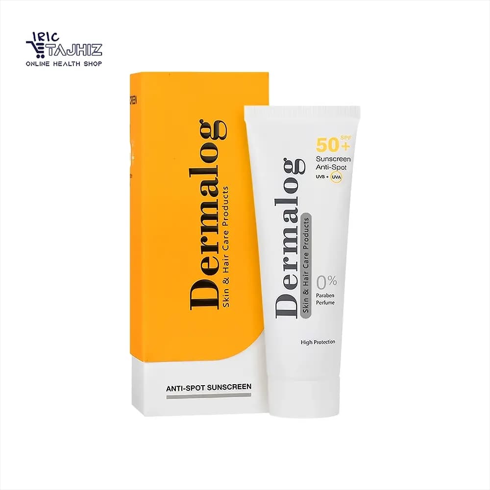 کرم ضد آفتاب ضد لک بی رنگ درمالوگ SPF50 — تصویر ۶