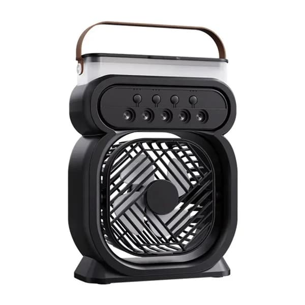 پنکه رومیزی شارژی اسپری فن مدل FAN HUMIDIFIER دارای مه پاش