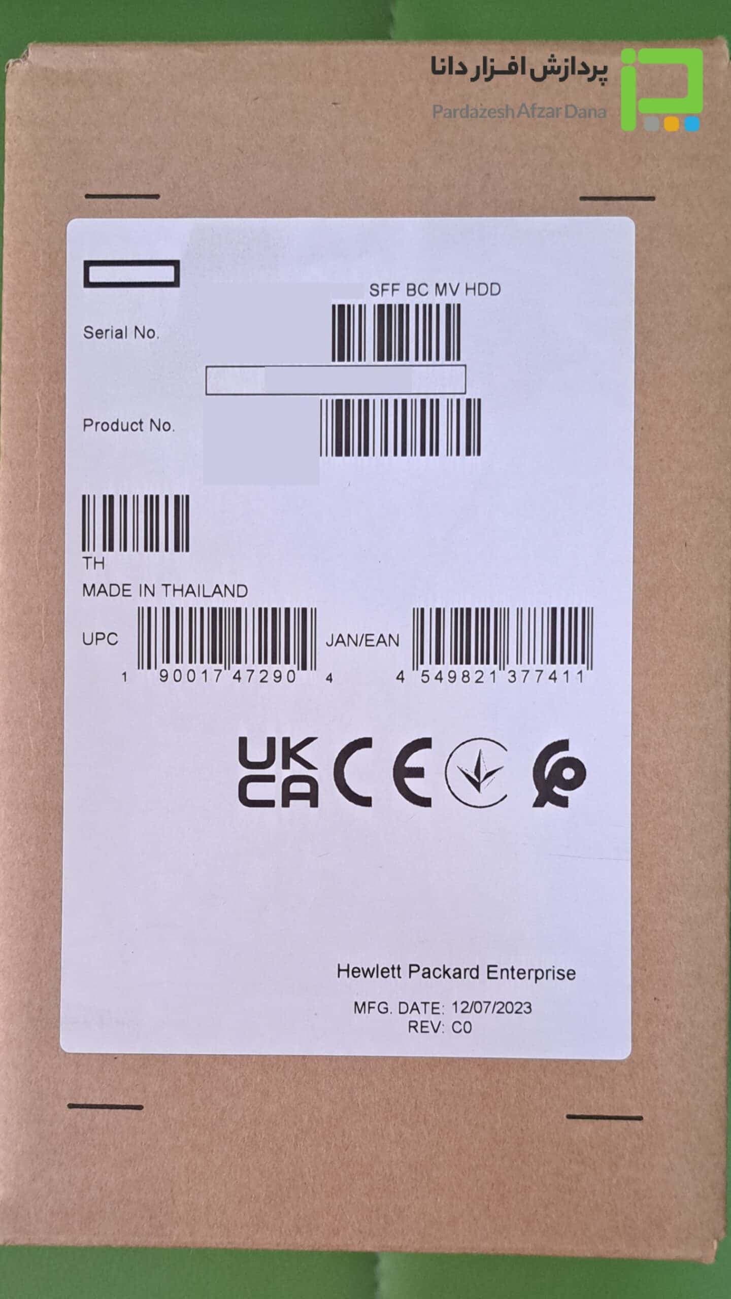 HPE 2.4TB SAS 12G Mission Critical 10K SFF MV HDD (BC) — تصویر ۸