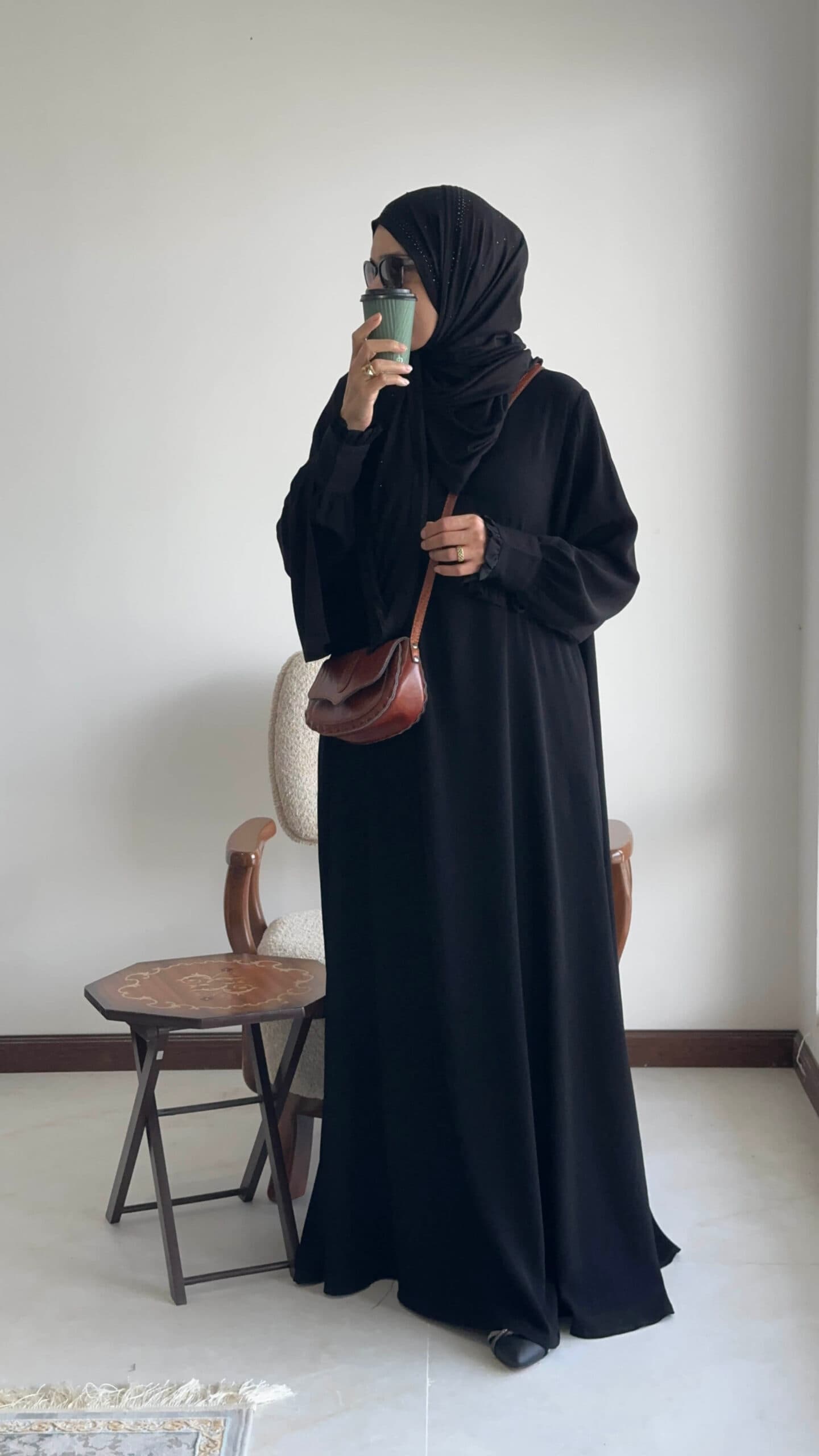 عبا مشکی رمیصا — تصویر ۳