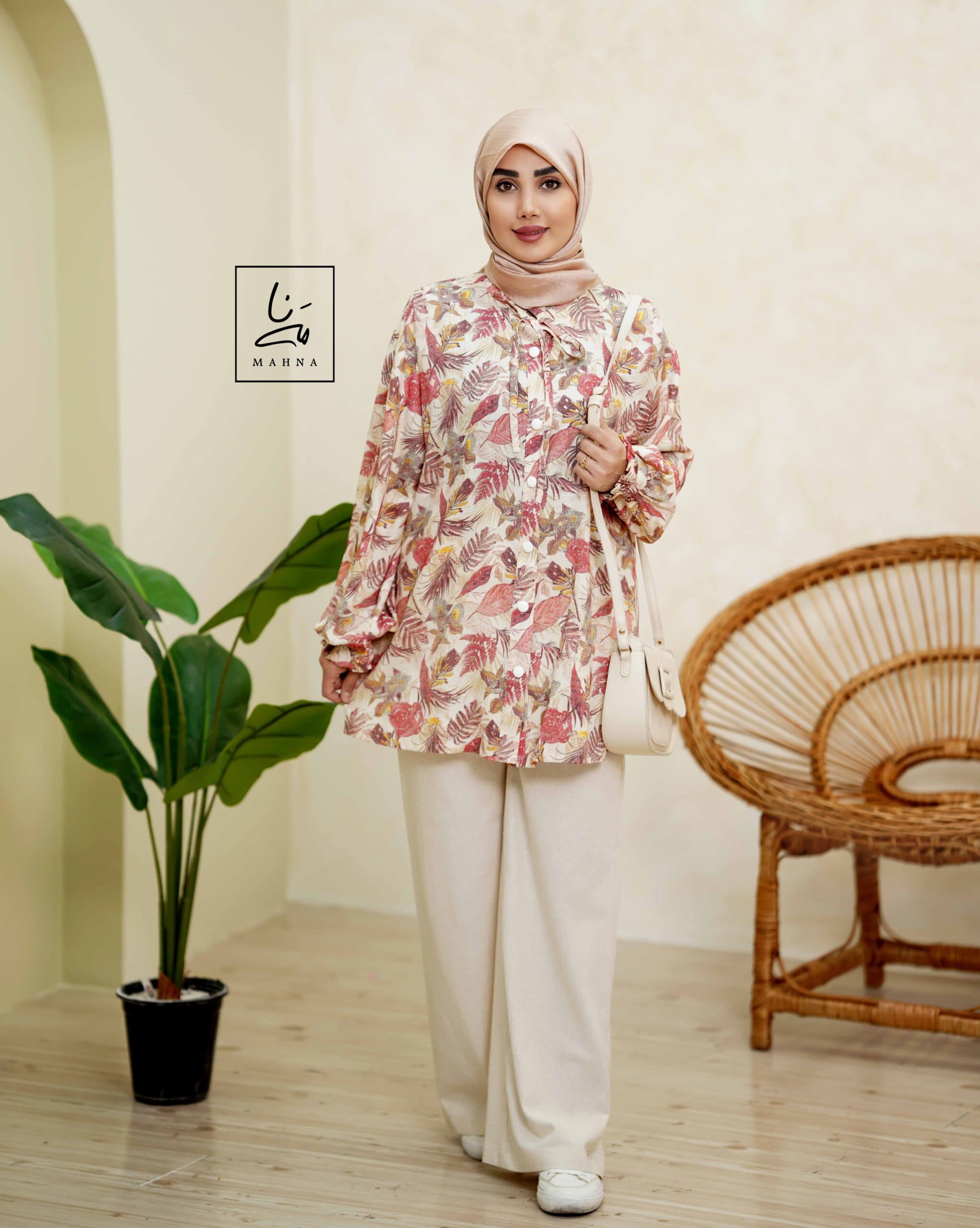 شومیز پریا صورتی — تصویر ۵