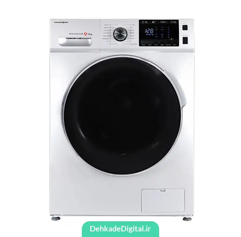 ماشین لباسشویی پاکشوما مدل TFU-84406 ظرفیت 8 کیلوگرم