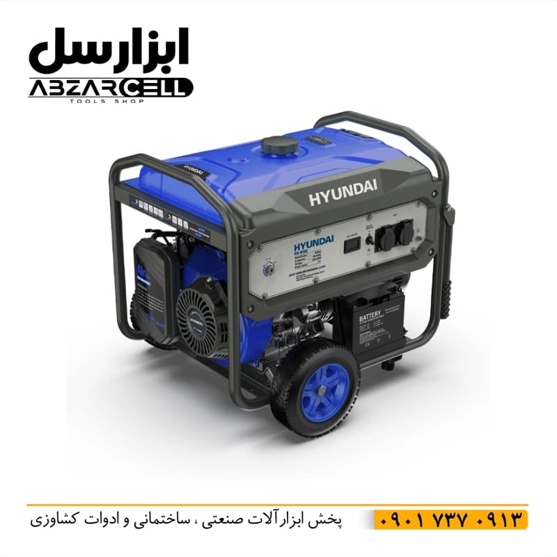 موتور برق استارتی 8.5 كيلووات 459 سی سی هیوندای HG-8156 — تصویر ۲