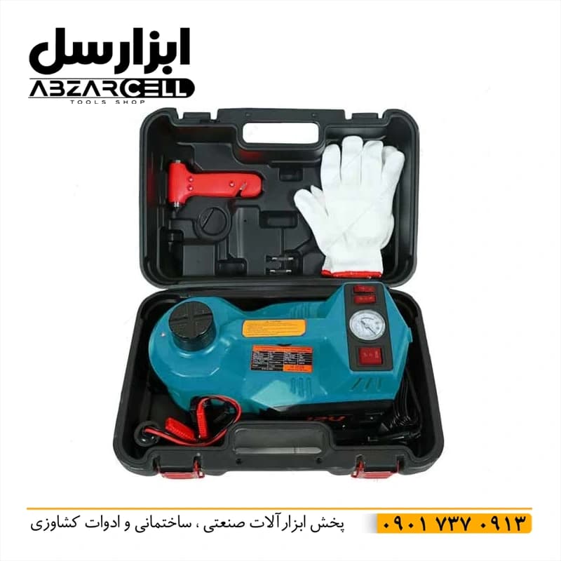 کمپرسور فندکی و جک 5 تن 12 ولت چند کاره رونیکس RH-4990 — تصویر ۶