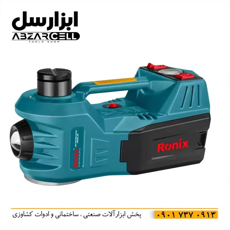 کمپرسور فندکی و جک 5 تن 12 ولت چند کاره رونیکس RH-4990 — تصویر ۷