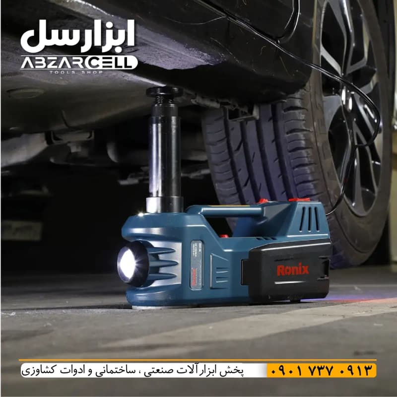 کمپرسور فندکی و جک 5 تن 12 ولت چند کاره رونیکس RH-4990