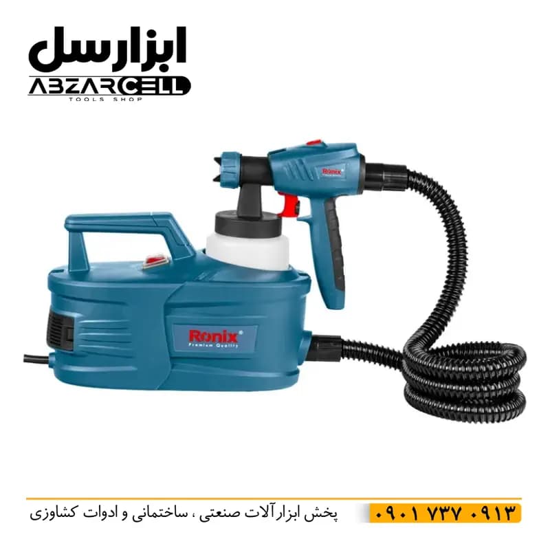 پیستوله خرطومی رونیکس 1395| اصل| ضمانت 12 ماه| سیم پیچ 100% مس 950 وات — تصویر ۴