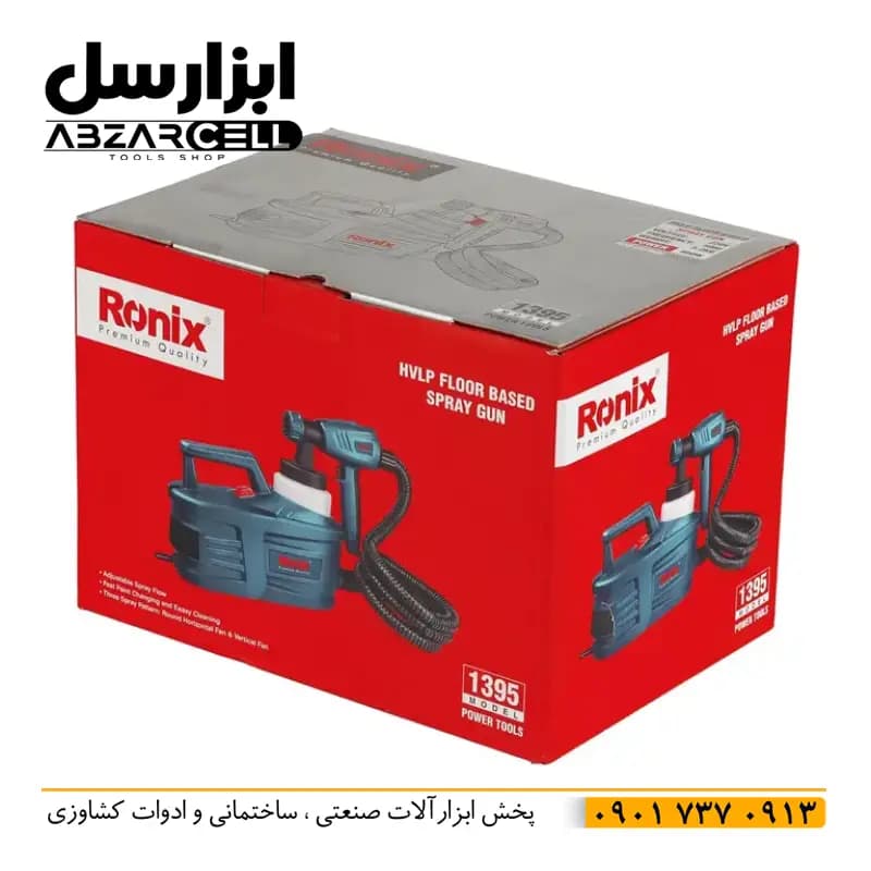 پیستوله خرطومی رونیکس 1395| اصل| ضمانت 12 ماه| سیم پیچ 100% مس 950 وات — تصویر ۳