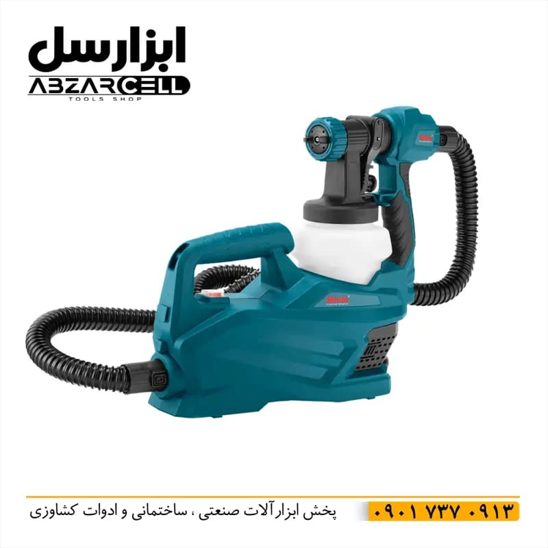 پیستوله خرطومی رونیکس 1380| اصل| ضمانت 12 ماه| موتور سیم پیچ 100% مس 800 وات | نازل 2 و 3 میل — تصویر ۲