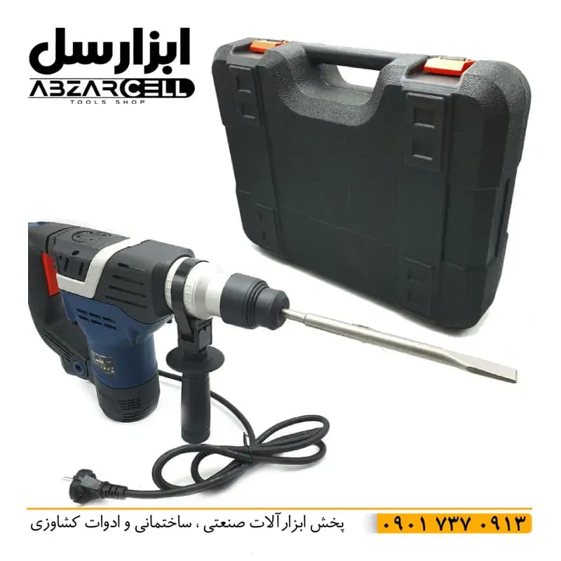 بتن کن 5 کیلویی رابین R4014| اصل| ضمانت 12 ماه| سیم پیچ 100% مس| 1250 وات| 4 شیار