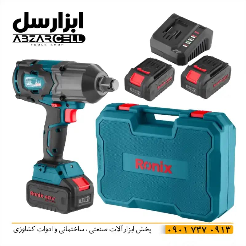 بکس شارژی براشلس 3.4 اینچ رونیکس 8917-40V| اصل| ضمانت 12 ماه| 2 باتری| سه حالته — تصویر ۲