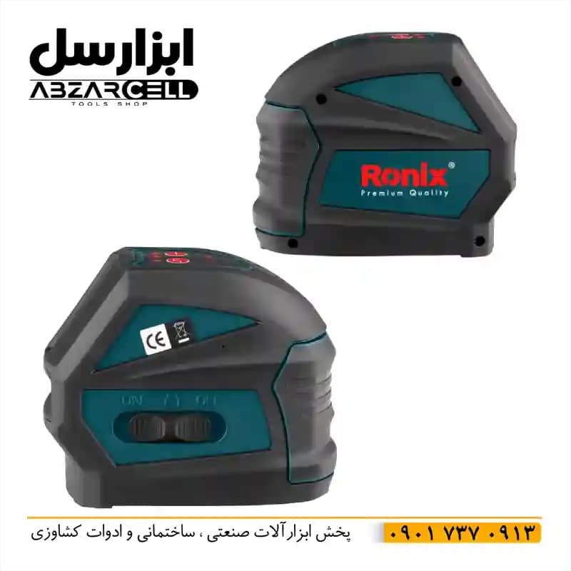 تراز لیزری دو خط رونیکس RH-9500| اصل| کیف حمل مقاوم| دقت بالا — تصویر ۵