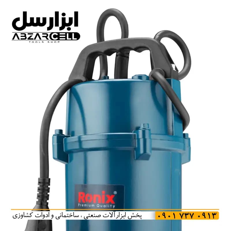 کفکش 18 متری 2.5 اینچ رونیکس RH-4035| اصل| ضمانت 12 ماه| فلوتردار| سیم پیچ مسی و شفت استیل — تصویر ۸