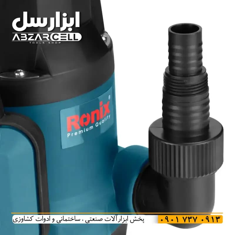 کفکش 7.5متری فلوتردار رونیکس RH-4030| سیم پیچ مس| اصل| شفت استیل — تصویر ۵