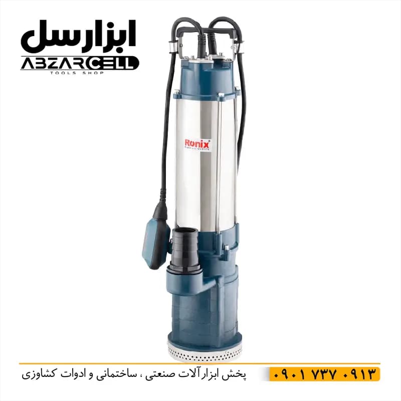 کفکش 58 متری 2 اینچ رونیکس rh-4034| اصل| ضمانت 12 ماه| سیم پیچ مس| شفت و بدنه استیل| فلوتردار — تصویر ۵