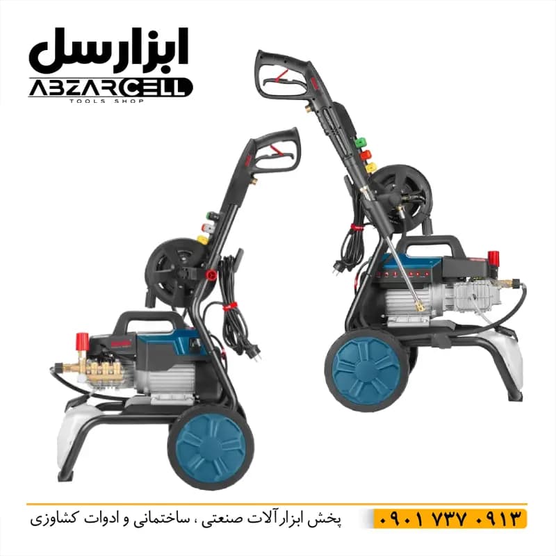 کارواش صنعتی 180 بار رونیکس rp-0181 – اصل – ضمانت 12 ماه- سیم پیچ مس- کالسکه ای — تصویر ۸