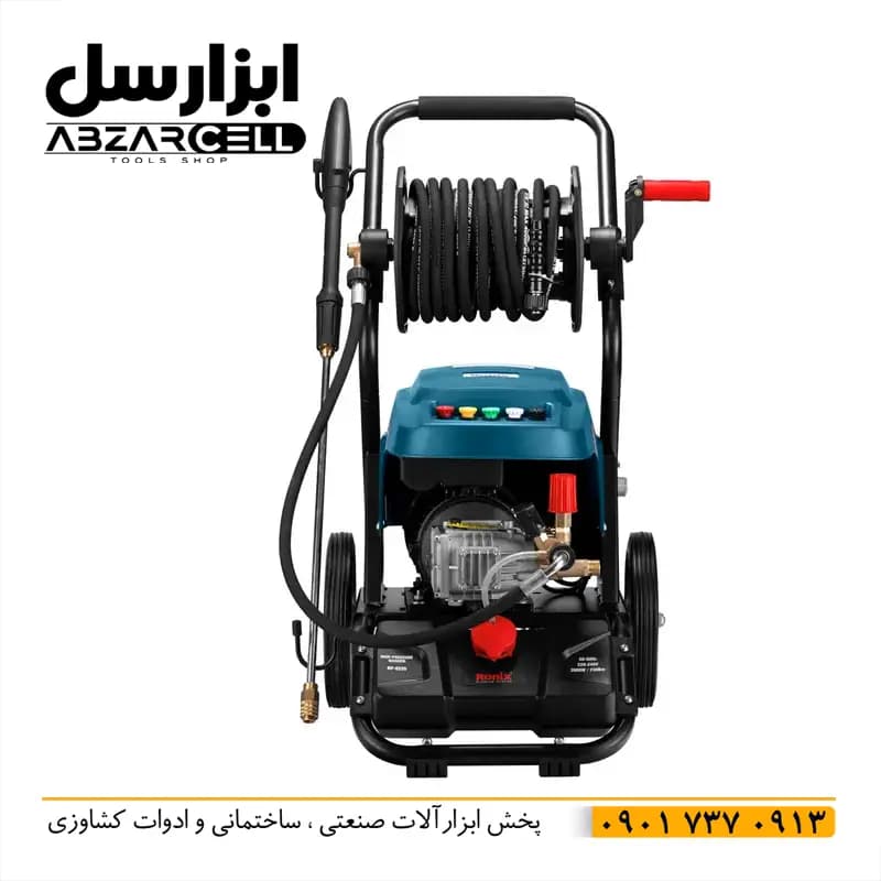 کارواش صنعتی 230 بار رونیکس rp-0230 – ضمانت 12 ماه – اصل – سیم پیچ مس – خودمکش — تصویر ۳