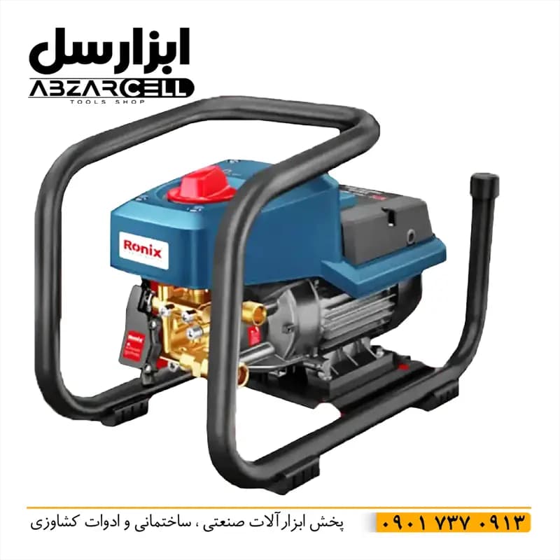 کارواش صنعتی 190 بار رونیکس rp-0190 – اصل – ضمانت 12 ماه – موتور القایی – سیم پیچ مس — تصویر ۴