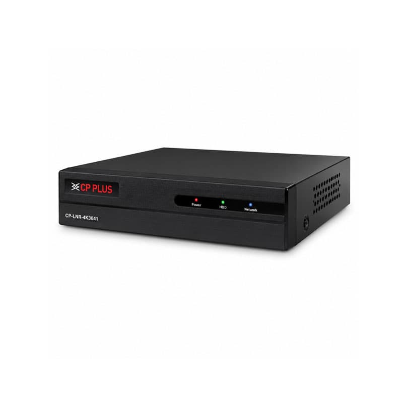 دستگاه CP-LNR-4K3041-CP PLUS (4CH/8MP/1SATA*8TB)-NVR