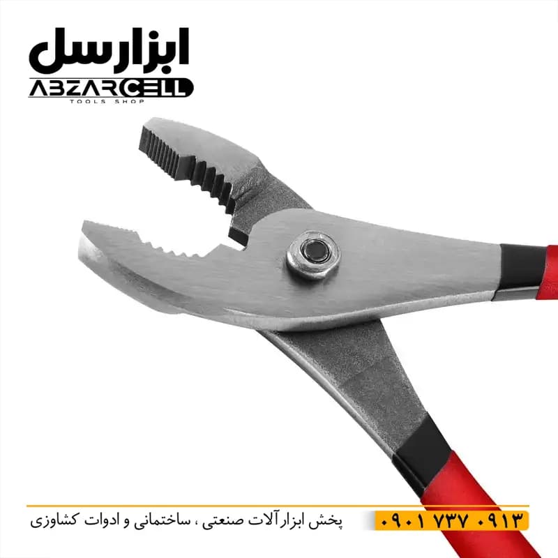 انبر دست رونیکس مفصلی 8 اینچ RH-1198| اصل و نو| سبک و بدنه فولادی کروم مقاوم — تصویر ۳