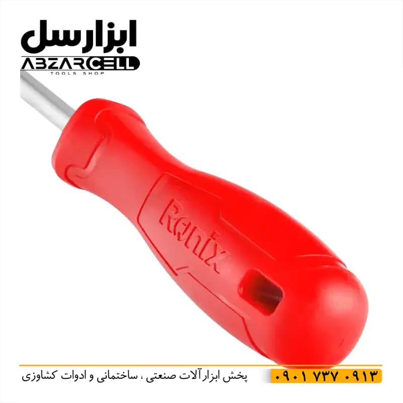 پیچ گوشتی دو سو رونیکس مدل RH-2775| نوک آهنربایی و شیار دار با اکسید سیاه| اصل و نو — تصویر ۳