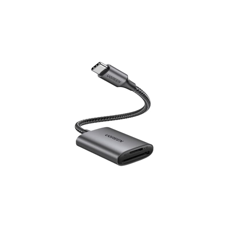 UGREEN CM401 رم ریدر با پورت USB 3.0 A و USB-C 3.1 یوگرین — تصویر ۲