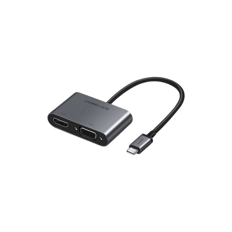 تبدیل USB-C به HDMI و VGA و USB 3.0 یوگرین مدل CM162