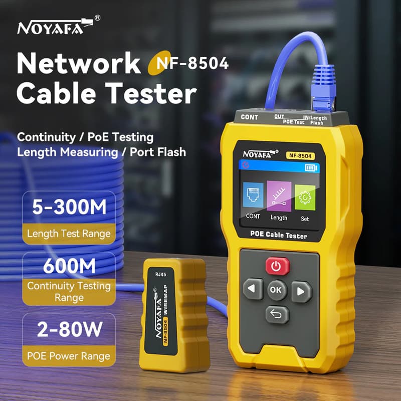 NOYAFA NF-8504 تستر شبکه نویافا — تصویر ۸
