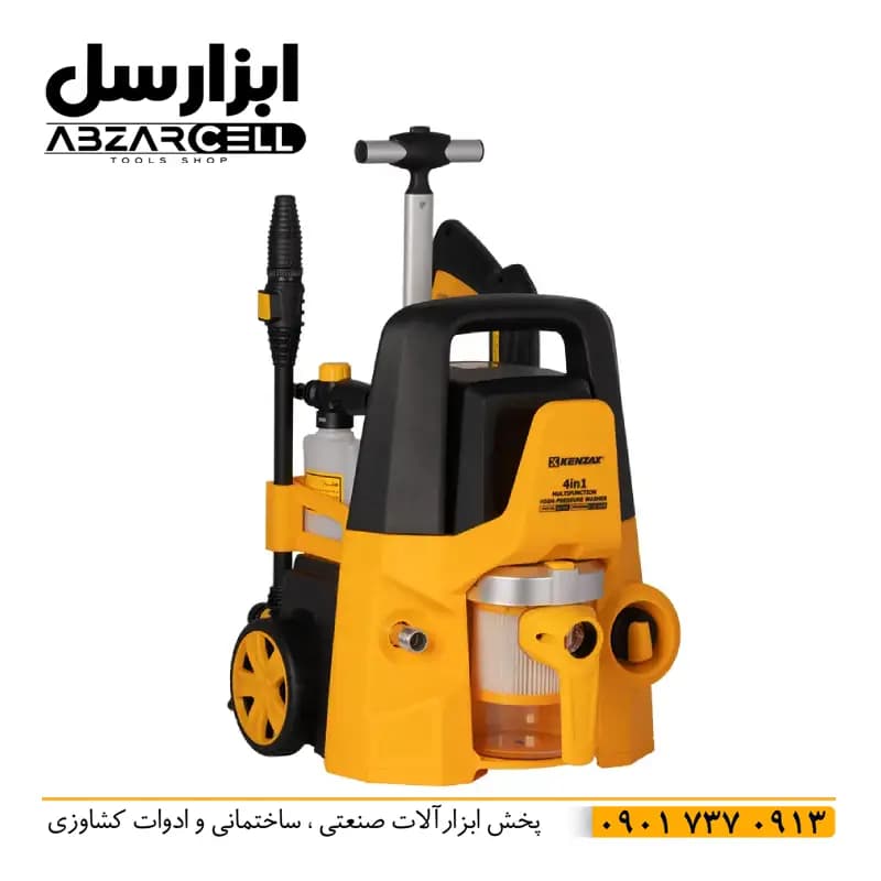 کارواش 130 بار 4 کاره 1600 وات خودمکش کنزاکس 6540 — تصویر ۵