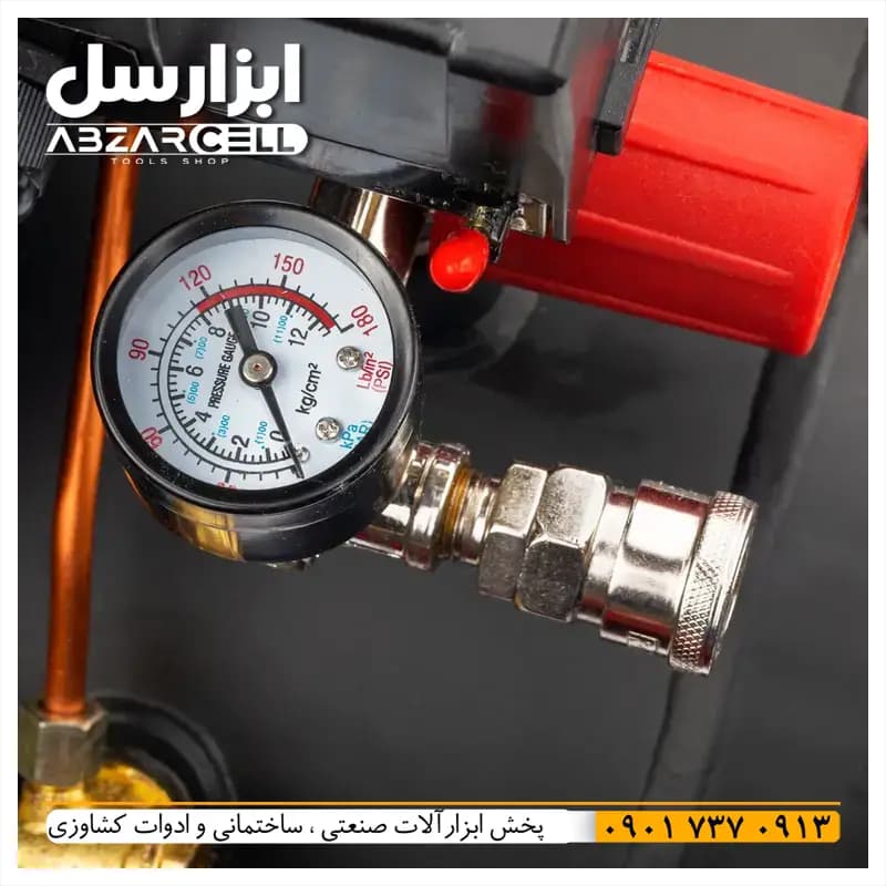 کمپرسور روغنی 50 لیتری رونیکس مدل RC5010| اصل| ضمانت 12 ماه| موتور مس 1500 وات — تصویر ۱۰