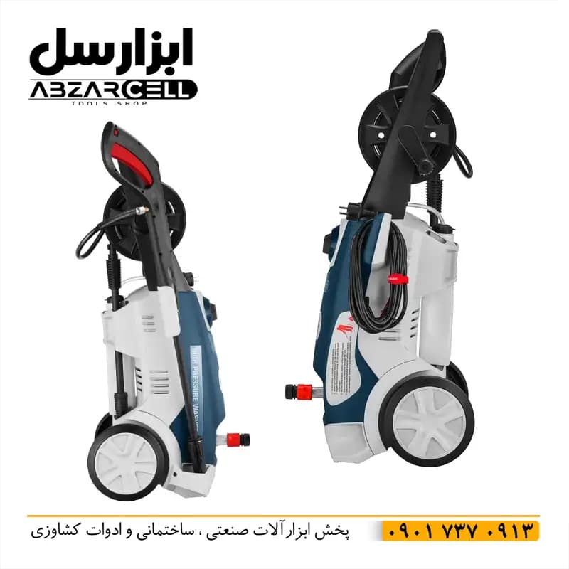 کارواش دینامی رونیکس مدل RP-1160| اصل| ضمانت 12 ماه| موتور سیم پیچ مس قدرت 2.94 اسب بخار — تصویر ۸