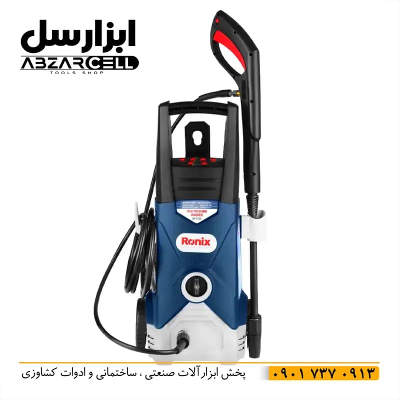 کارواش دینامی رونیکس مدل RP-0100| اصل| ضمانت 12 ماه| فشار 100 بار| موتور مسی 1.87 اسب بخار — تصویر ۴
